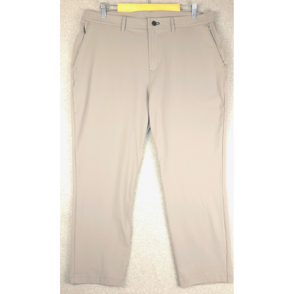 Public Rec All Day Every Day Pants Mens Gray Stretch Chino 38x28 (Fits 38x27)